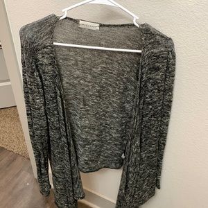 Large Grey Knit Cardigan